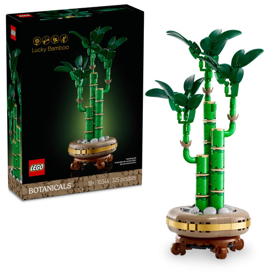 LEGO Botanicals Lucky Bamboo Building Set - Artificial Plant for Indoor Home Décor, Adults Ages 18+ - Gift for Valentines Day for Him - Fake Plant Decoration for Table, Desk, Office - 10344 🍁 All In One Marketplace Canada