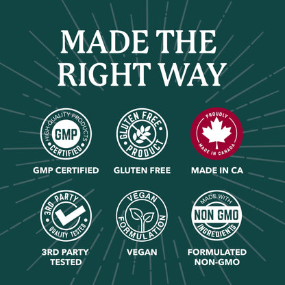 Probiotics for Men | Gut Health & Prostate Support | 50 Billion CFU with 15 Probiotic Strains | With Lycopene for Prostate Support | Men’s Gut Health Supplements | Non-GMO | Made in Canada | 60 Ct