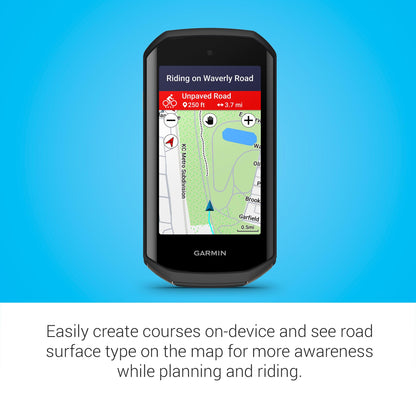 Garmin Edge 1050®, Premium Cycling Computer, Vivid Color Touchscreen Display, Built-in Speaker, Advanced Training and Group Ride Features, Road Hazard Alerts Garmin