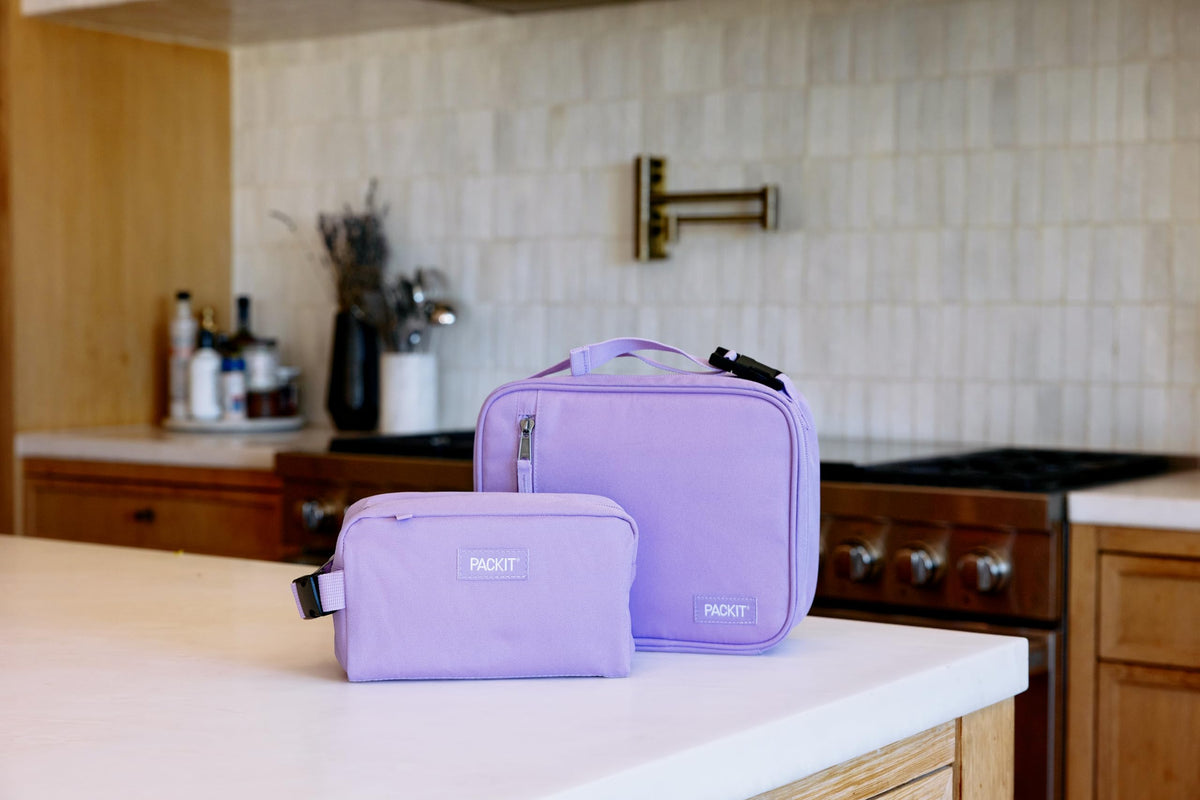 PackIt Freezable Snack Box, Lavender