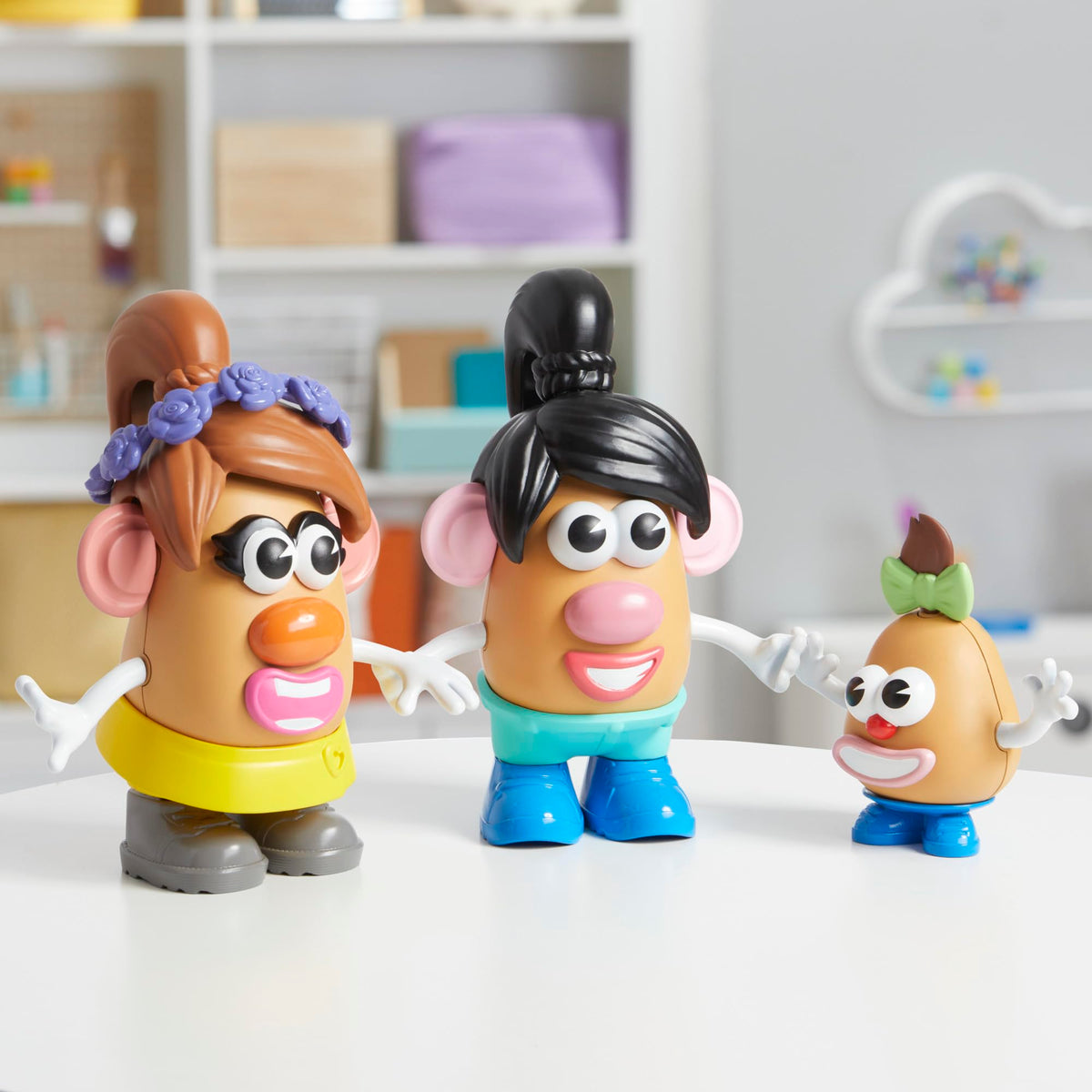 Potato Head Create Your Potato Head Family Set with 44 Parts and Pieces, Creative Toddler and Preschool Toys for 2 Year Old Girls and Boys and Up