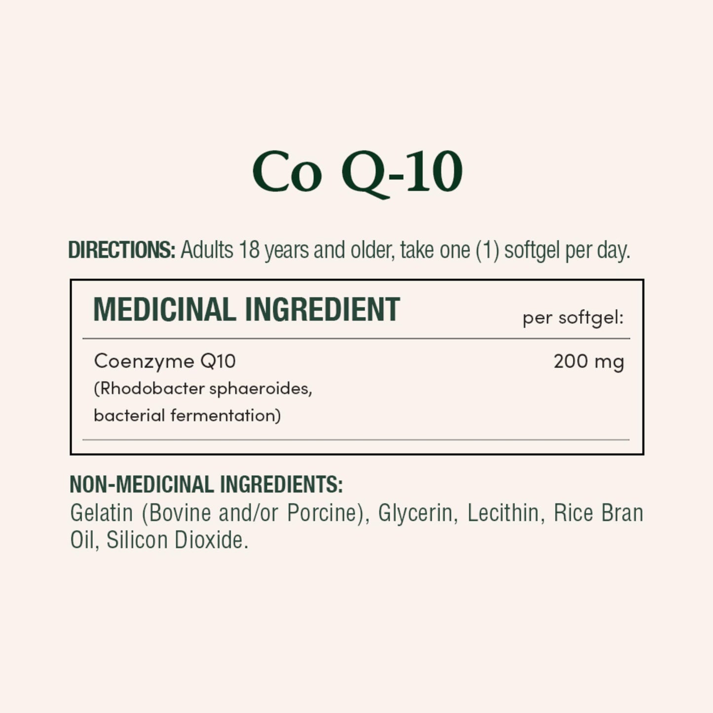 NATURE'S BOUNTY Co Q-10, 200 mg, Extra Strength, Clinically Shown to Promote Heart Health, 48.9 g - Available at All In One Marketplace Canada