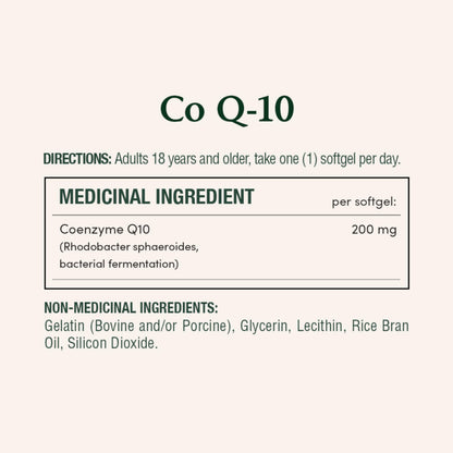 NATURE'S BOUNTY Co Q-10, 200 mg, Extra Strength, Clinically Shown to Promote Heart Health, 48.9 g - Available at All In One Marketplace Canada