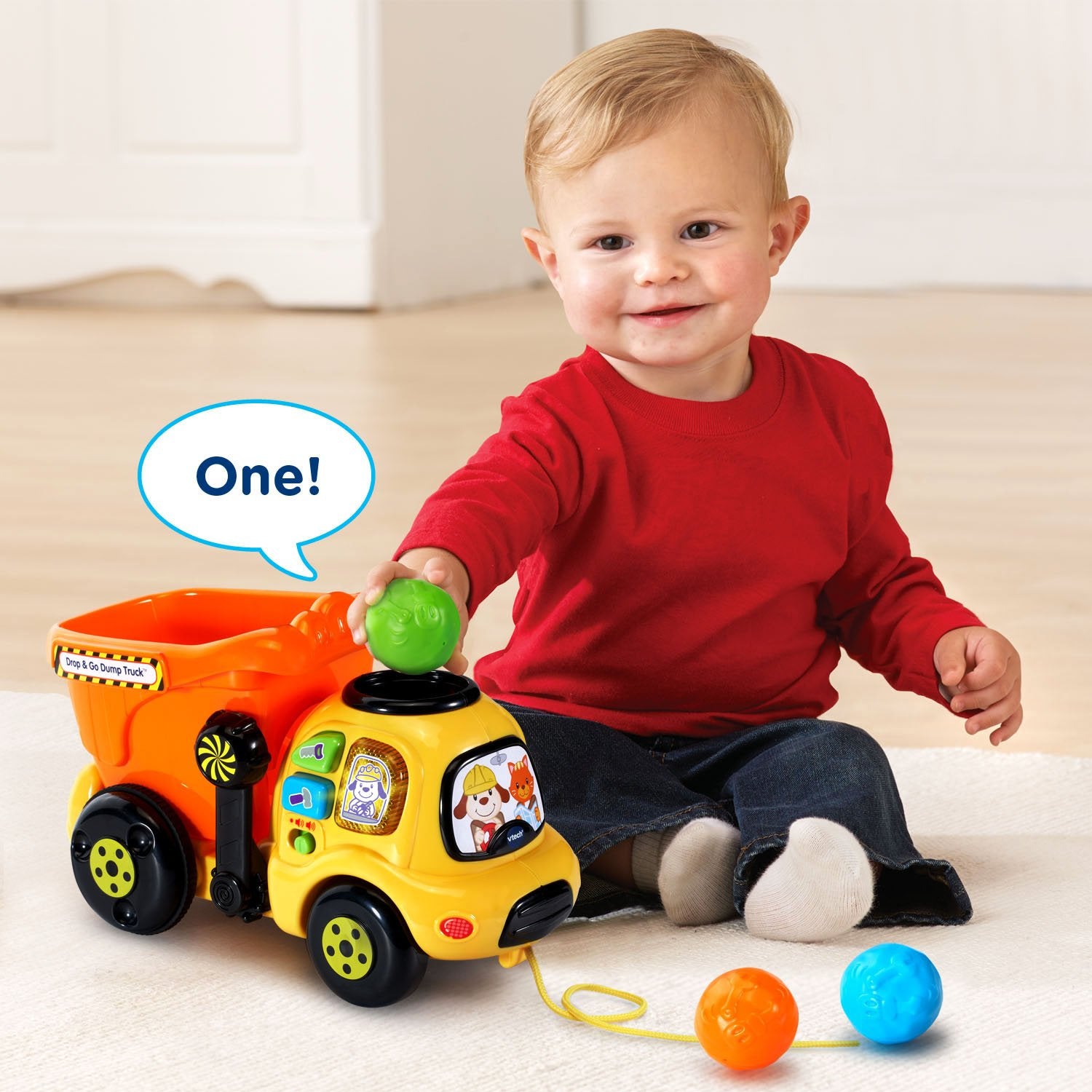 VTech Drop & Go Dump Truck - Orange VTech