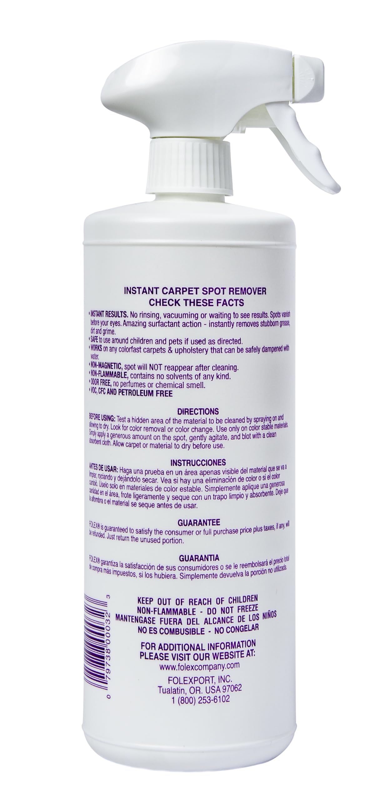 FOLEX Instant Carpet Spot Remover, 32oz Pack of 2 - Available at All In One Marketplace Canada