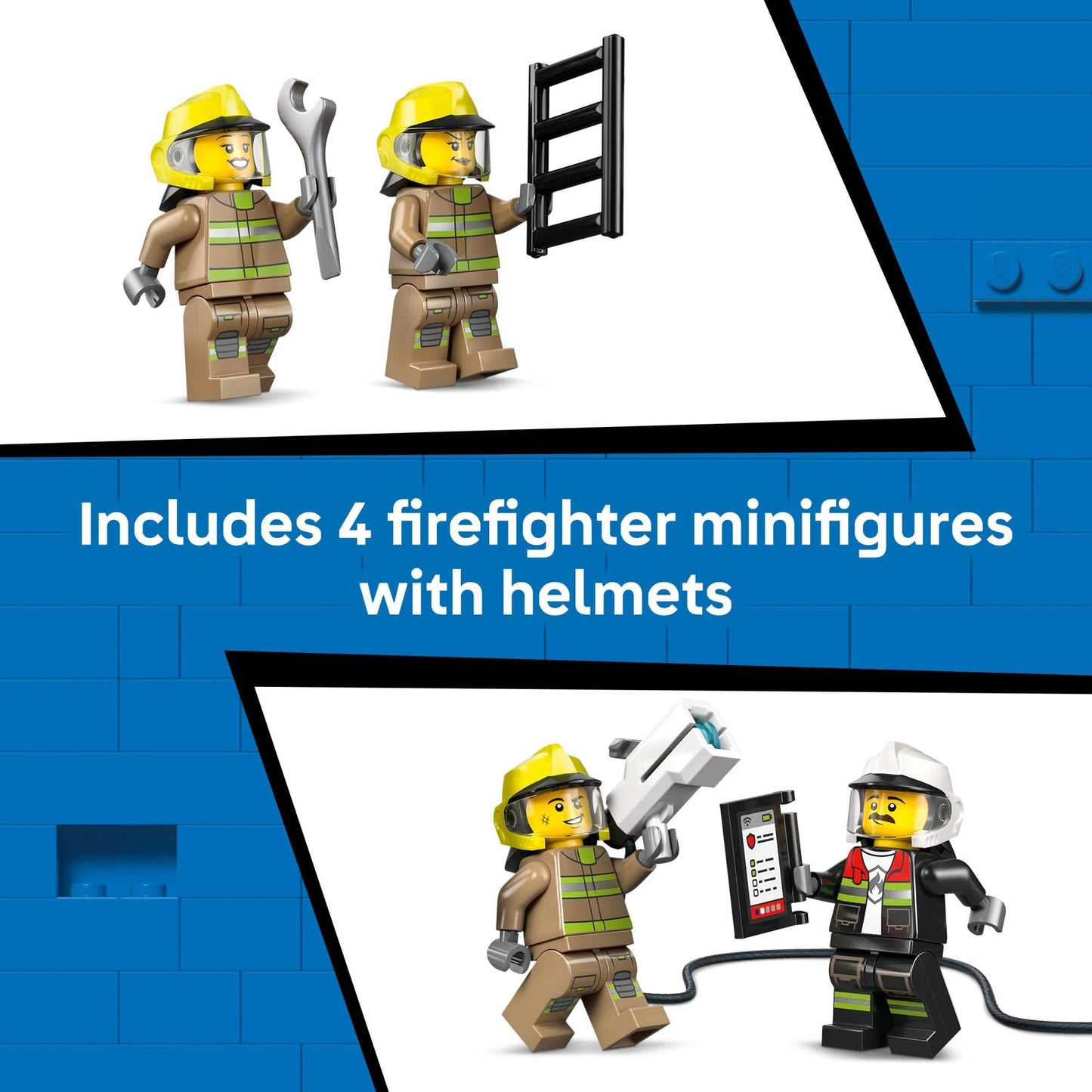 LEGO City Airport Fire Truck Kids Building Toy - Pretend Play Emergency Vehicle for Boys & Girls, Ages 7+ - Fire Engine Toy W/ 4 Firefighter Minifigures - Gift Idea for Birthdays - 60499 🍁 All In One Marketplace Canada LEGO