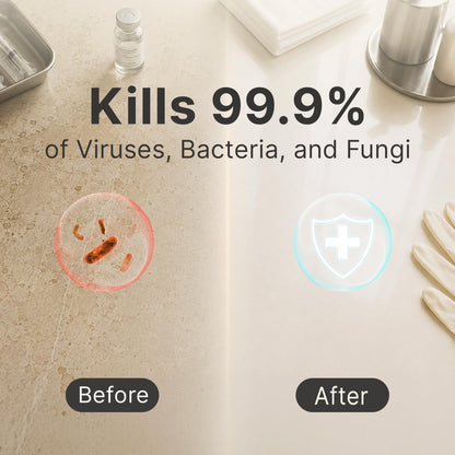 Hypochlorous Acid Spray Cleaning Solution, Made in Canada, Hospital Grade Disinfectant Spray, All-Purpose Sanitizer & Deodorizer, Eliminate Viruses Including Norovirus (2 Pack - 2 x 500ml) - Available at All In One Marketplace Canada