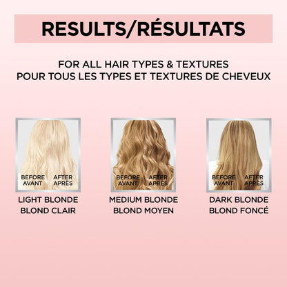 L'Oreal Paris Le Color Gloss One Step Toning Hair Gloss Treatment, Cool Blonde, Enhance Your Shine with this Semi Permanent Hair color, 1 Kit