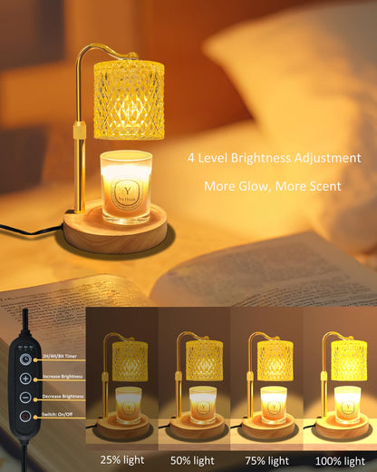 Candle Warmer Lamp with Timer Dimmer Adjustable Height for New Home Decor, Birthday Gifts for Women,Candle Warmer for Women Mom Christmas Gift Mother's Day Gfit 🍁 All In One Marketplace Canada