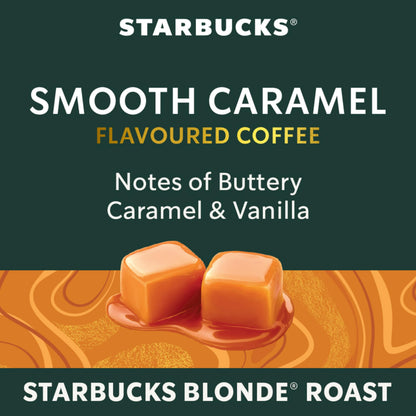 STARBUCKS Smooth Caramel Coffee Capsules for Nespresso Original Line - Blonde Roast, 5 Boxes (255g)
