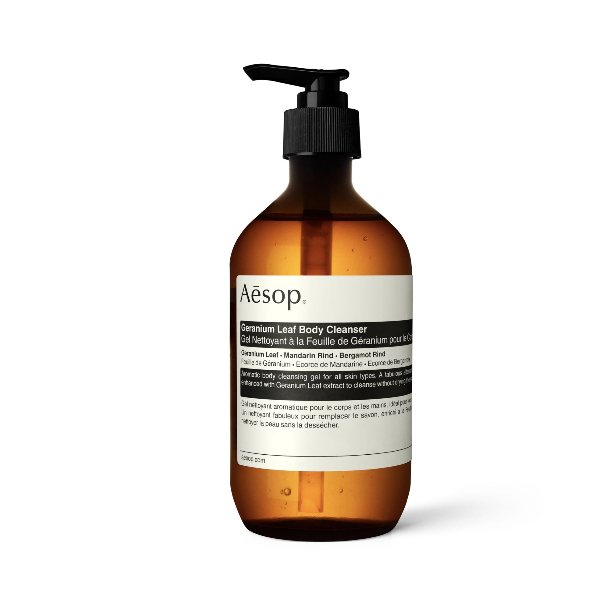 Aesop Geranium Leaf Body Cleanser | Gentle Shower Gel with Geranium, Mandarin and Bergamot Essential Oil Blend to Refresh & Balance Skin | 500 mL / 16.9 oz 🍁 All In One Marketplace Canada Aesop