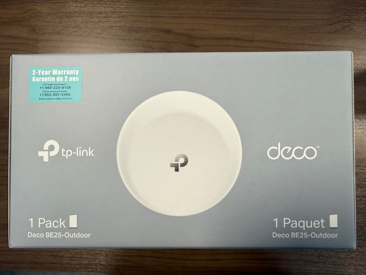 Deco BE25-Outdoor BE5000 WiFi 7 Mesh Extender, IP65, 1-Pack