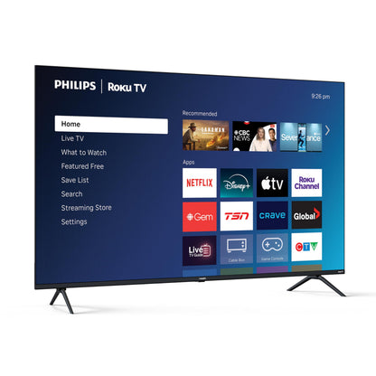 Philips 55PQL7676/F6 7600 Series 55-Inch 4K UHD QLED Roku TV