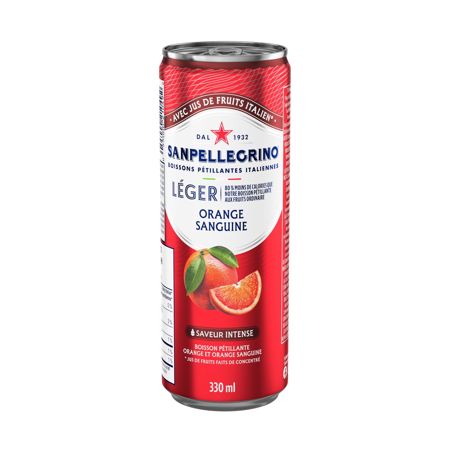 San Pellegrino Light Blood Orange, Sparkling Beverage, 24 x 330 ml San Pellegrino