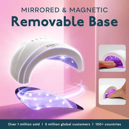 UV LED Nail Lamp, SUNUV Gel Nail Light for Nail Polish UV Dryer with 3 Timers SUNone - Available at All In One Marketplace Canada