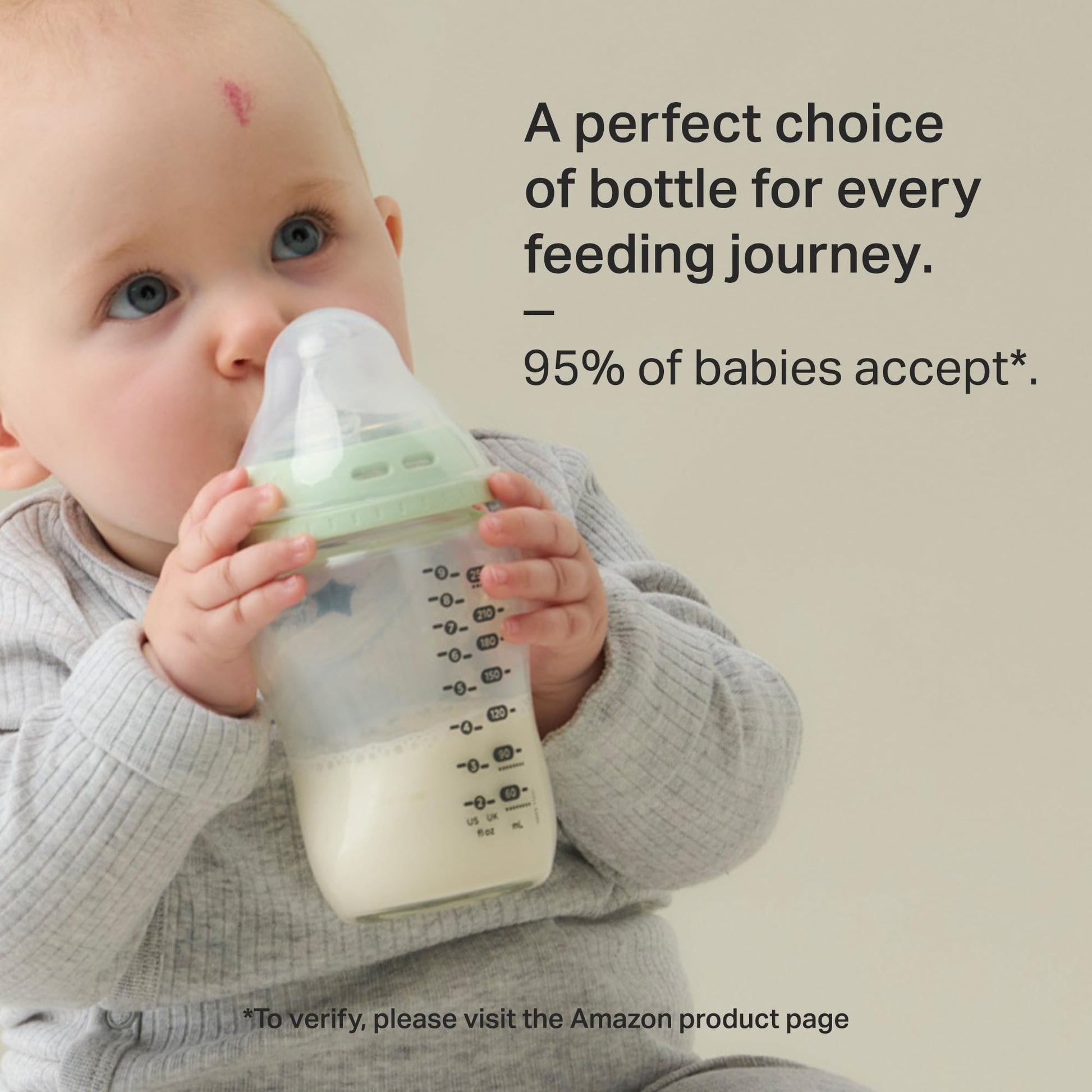 Tommee Tippee Natural Start Glass Baby Bottles, 0m+, 9oz/260ml Tommee Tippee