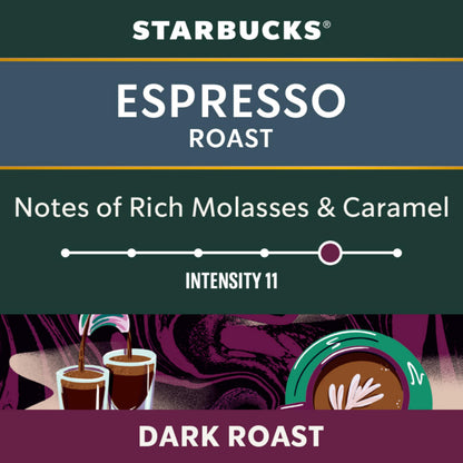STARBUCKS by Nespresso Espresso Roast Coffee Capsules, For Original Line, 5 Boxes, 275 g - Available at All In One Marketplace Canada