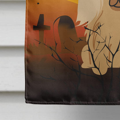 Caroline's Treasures BB4370CHF Halloween Pekingnese Fawn Sable Flag Canvas House Size, Large, Multicolor