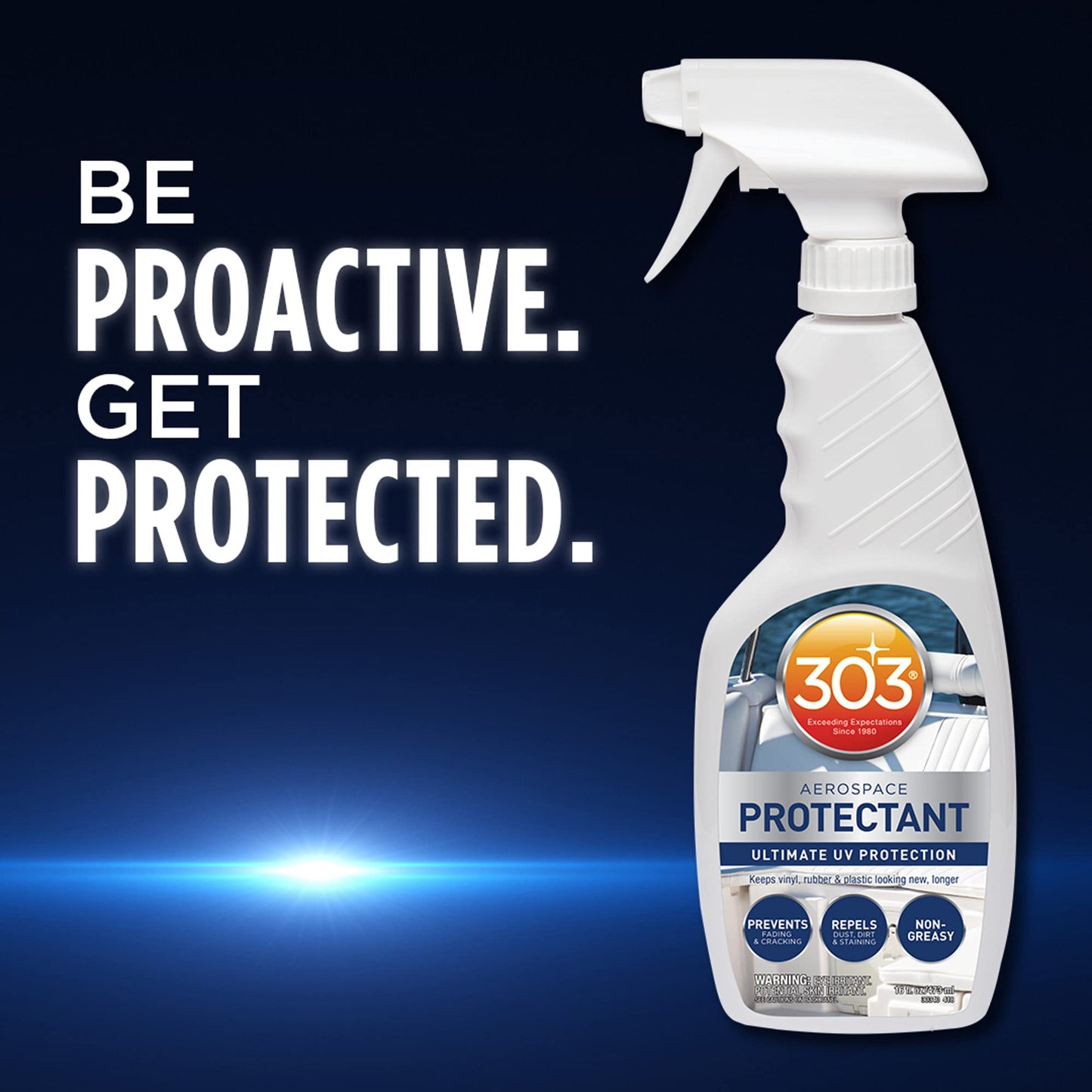 303 Marine Aerospace Protectant - Ultimate UV Protection - Keeps Vinyl, Rubber, and Plastic Looking New, Longer, 16 fl. oz. (30340CSR) 🍁 All In One Marketplace Canada