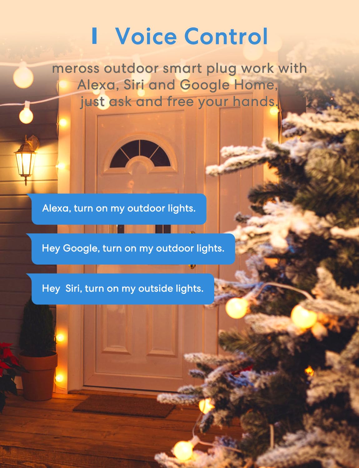 meross Outdoor Smart Plug, 3 Independent Sockets, Apple Homekit Compatible 🍁 All In One Marketplace Canada