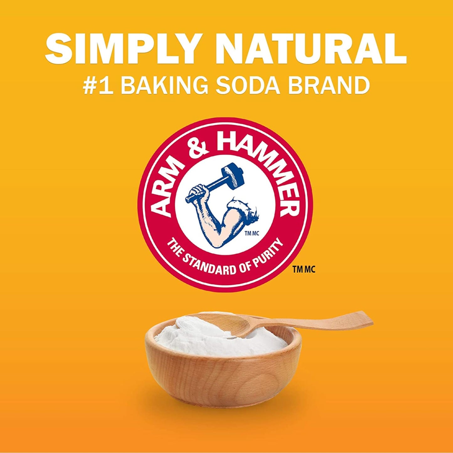 Arm & Hammer Pure Baking Soda – Multi-Purpose Cleaner, Natural Odour Eliminator & Baking Essential – Large Value Size – 2 kg (Pack of 1)