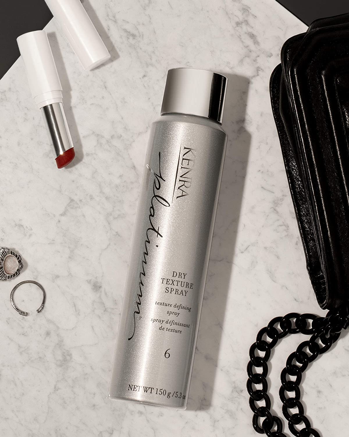 Kenra Platinum Dry Texture Spray 6 | Lightweight Texture Spray for Grit, Grip & Style Definition | 147 mL