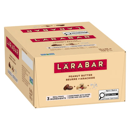LÄRABAR Peanut Butter, Fruit and Nut Energy Bar, Pack of 16 Bars, Gluten Free, Vegan, Family Pack, Snack Bars - Available at All In One Marketplace Canada