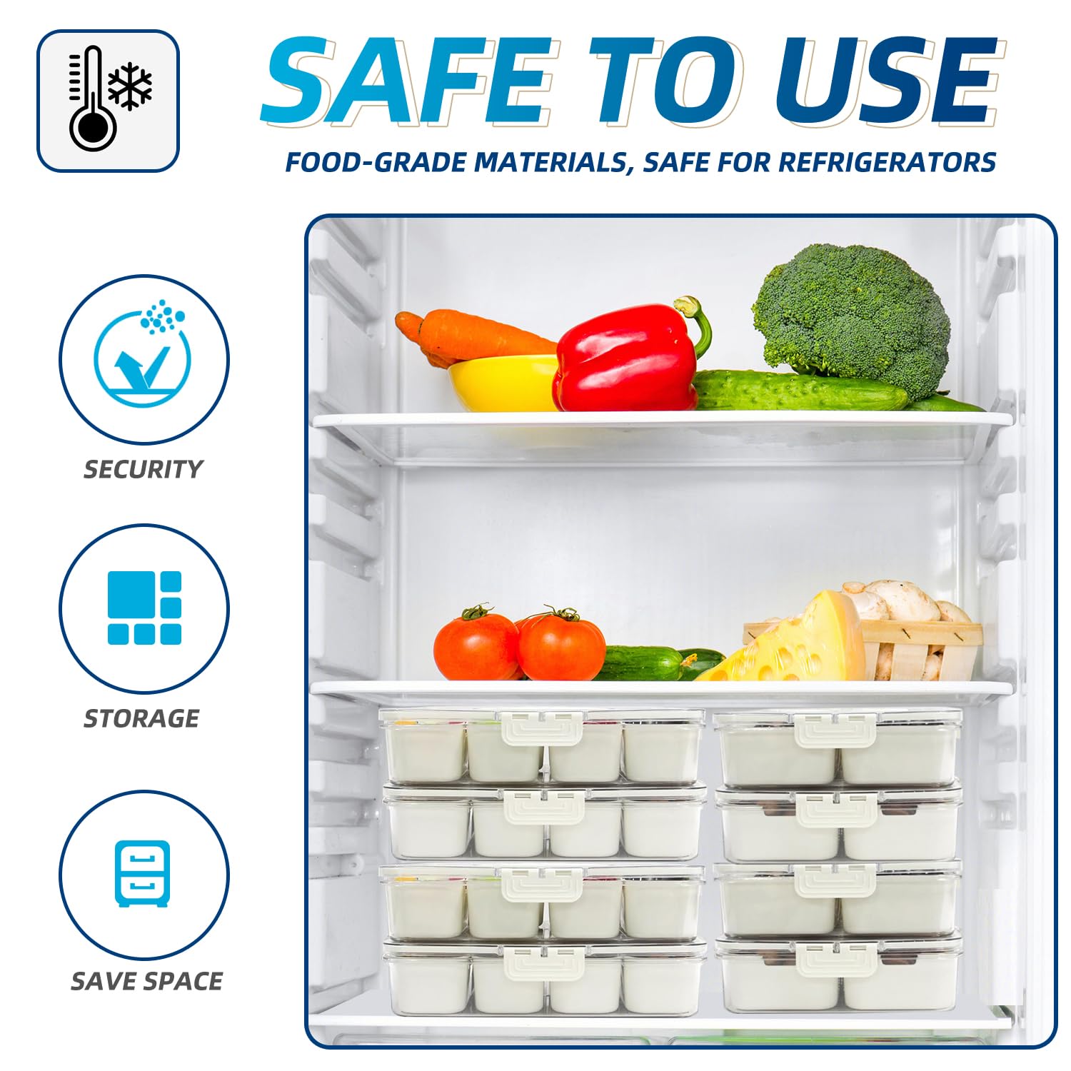 Pure Future Snackle Box Container with Handle - 8 Compartment Divided Serving Tray with Lid - Crystal Clear Charcuterie Box for Travel, Parties, Movie Nights & Daily Snacks (Hand Wash Only)