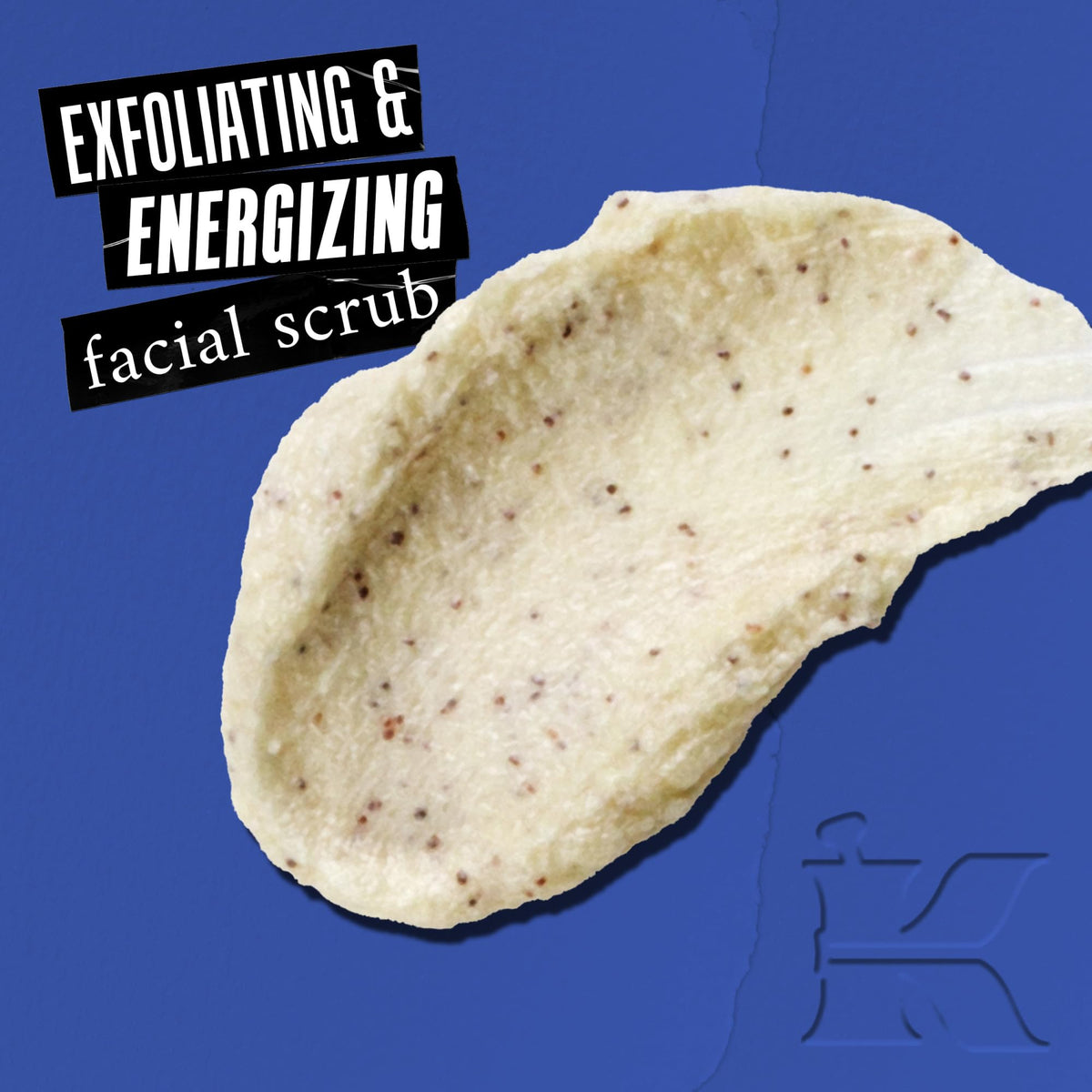 Kiehl's Facial Fuel Exfoliating Face Scrub, Facial Cleanser for Men, Smooths Skin & Removes Dead Skin, Dirt & Oil, Helps Soften Tough Facial Hair, with Caffeine, Menthol, Vitamin E - 100 ml