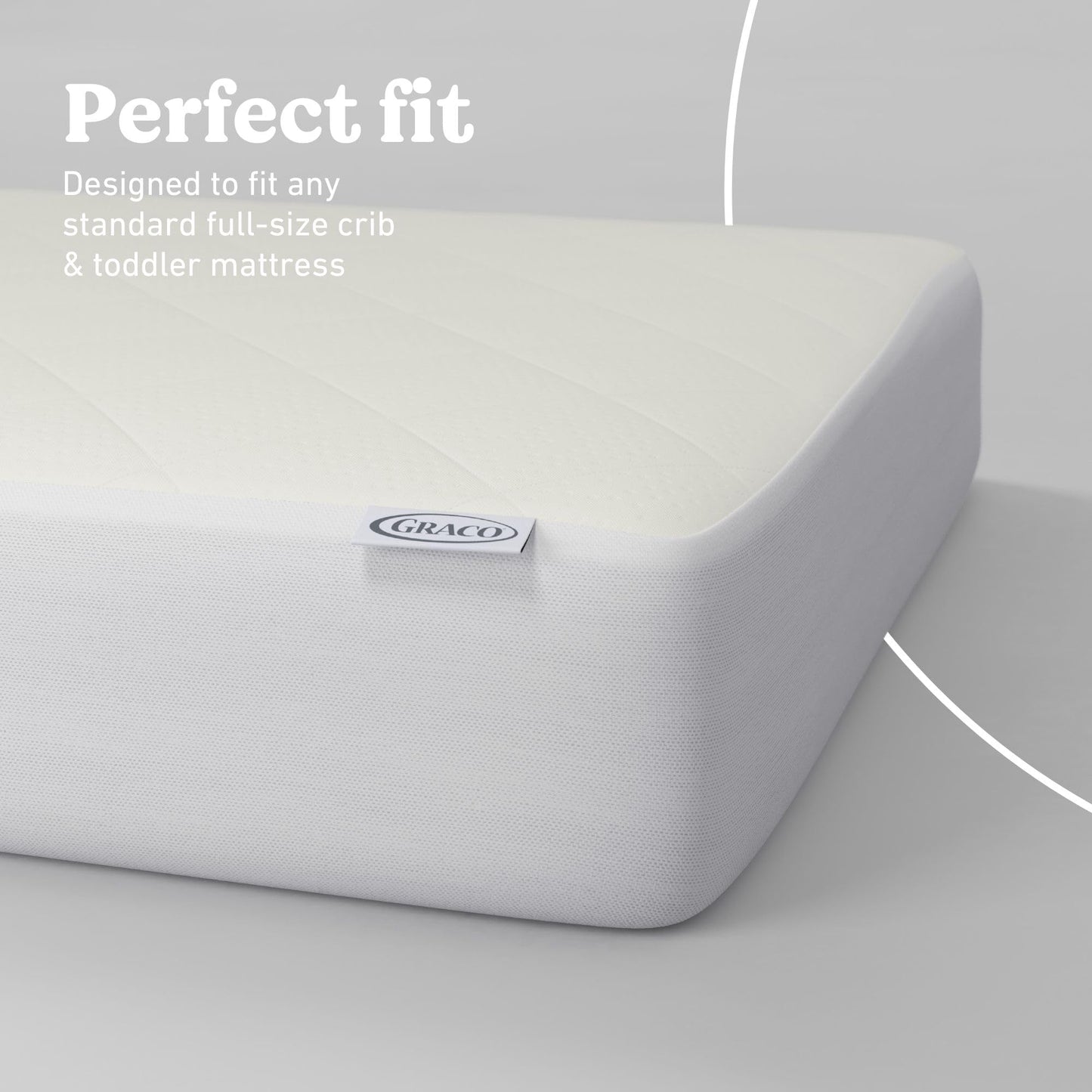 Graco Premium Waterproof Crib and Toddler Mattress Protector (2PK) – GREENGUARD Gold Certified, Machine-Washable & Dryer-Friendly, Waterproof Sleep Surface 🍁 All In One Marketplace Canada