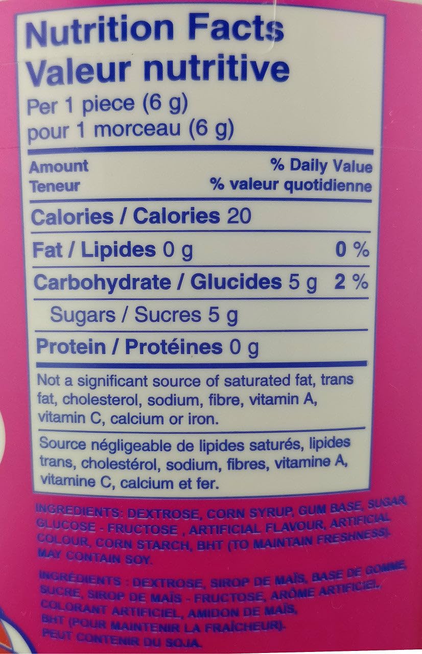 Dubble Bubble Gum 175-Count Bulk Pack (1.05 kg)