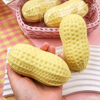 Peanut Squishies, Peanut Shape Stress Relief Ball Soft Squeeze Fidget, Soft Slow Rising Fidget Squeeze Soft Stress Relief Sensory Fidget for Adults Anxiety Relief Hand Relax for Office Desk Workers - Available at All In One Marketplace Canada