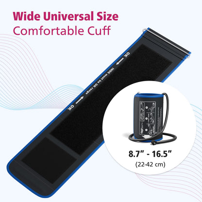 Physio Logic Essentia+ Clinically Accurate, Affordable Blood Pressure Monitor for Home Use, Easy 1-Touch Operation, Premium XL Display, 2-User, 120 Readings, Wide Cuff (22–42 cm), Compact Carry Case - Available at All In One Marketplace Canada