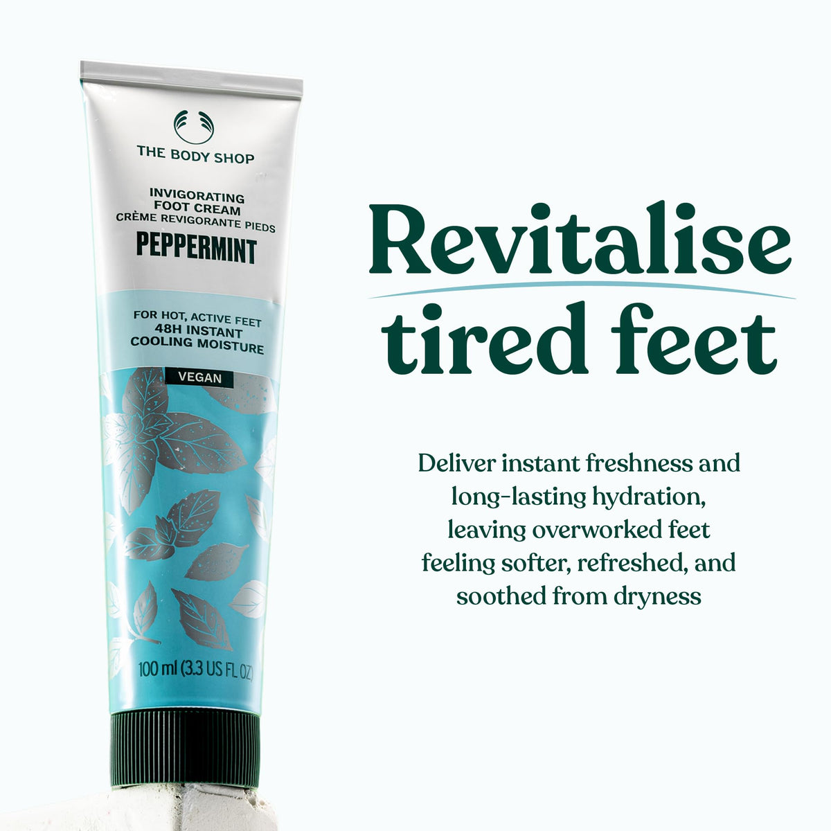 The Body Shop Peppermint Invigorating Foot Cream 100ml 🍁 All In One Marketplace Canada