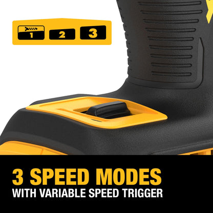 DEWALT 20V MAX XR Cordless Impact Driver, Brushless, 3-Speed, Tool Only (DCF845B) DEWALT