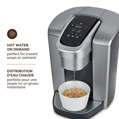 Keurig K-Elite Single Serve K-Cup Pod Coffee Maker, With Iced Brew Functionality And Quiet Brew Technology, Brushed Silver - Available at All In One Marketplace Canada
