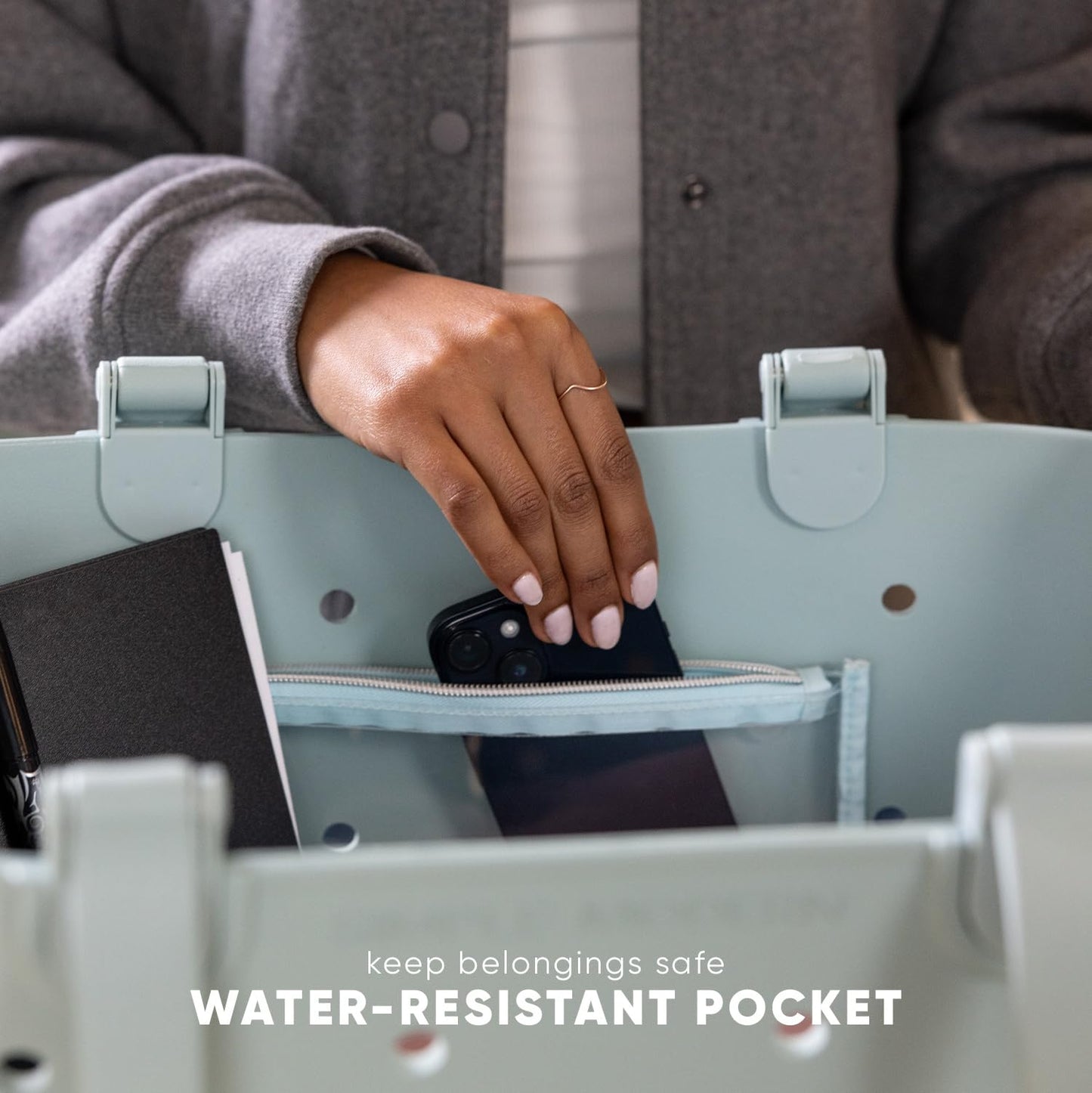 Simple Modern Waterproof Rubber Beach Bag | Extra Large | Green