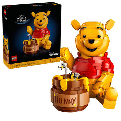 LEGO Disney Winnie the Pooh Building Set - Home, Office or Book Shelf Decor for Adult Fans, Ages 18+ - with Eeyore Figure - Collectible Disney Gift - 43300 LEGO