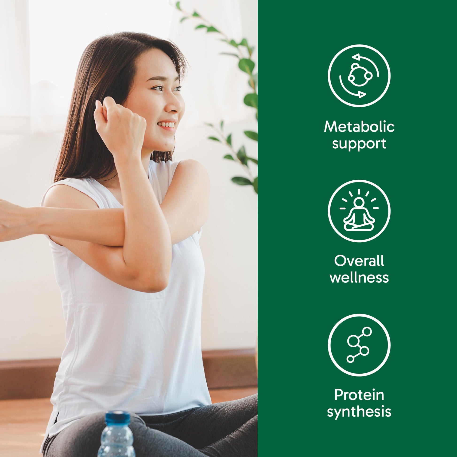 Organika Canadian-Made Glycine - Proteinogenic Amino Acid - Aids Protein Synthesis, Collagen Formation, Joint and Muscle Health, Calming Effect - 120caps