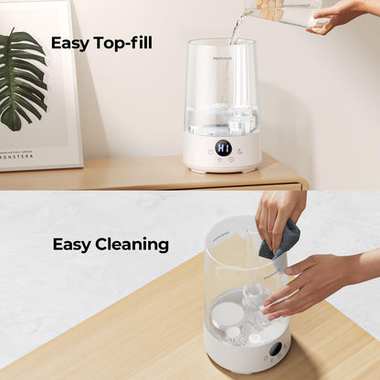 Homvana 3.6L Top-Fill Humidifiers for Bedroom Home, 360° Cool Mist, 16dB 🍁 All In One Marketplace Canada