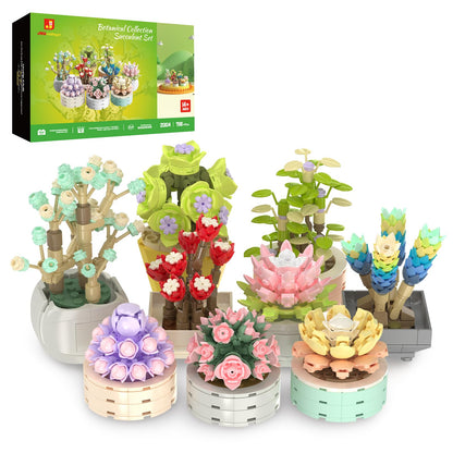 JMBricklayer Flowers Succulents Building Sets for Adults, Tiny Plants Decor 🍁 All In One Marketplace Canada