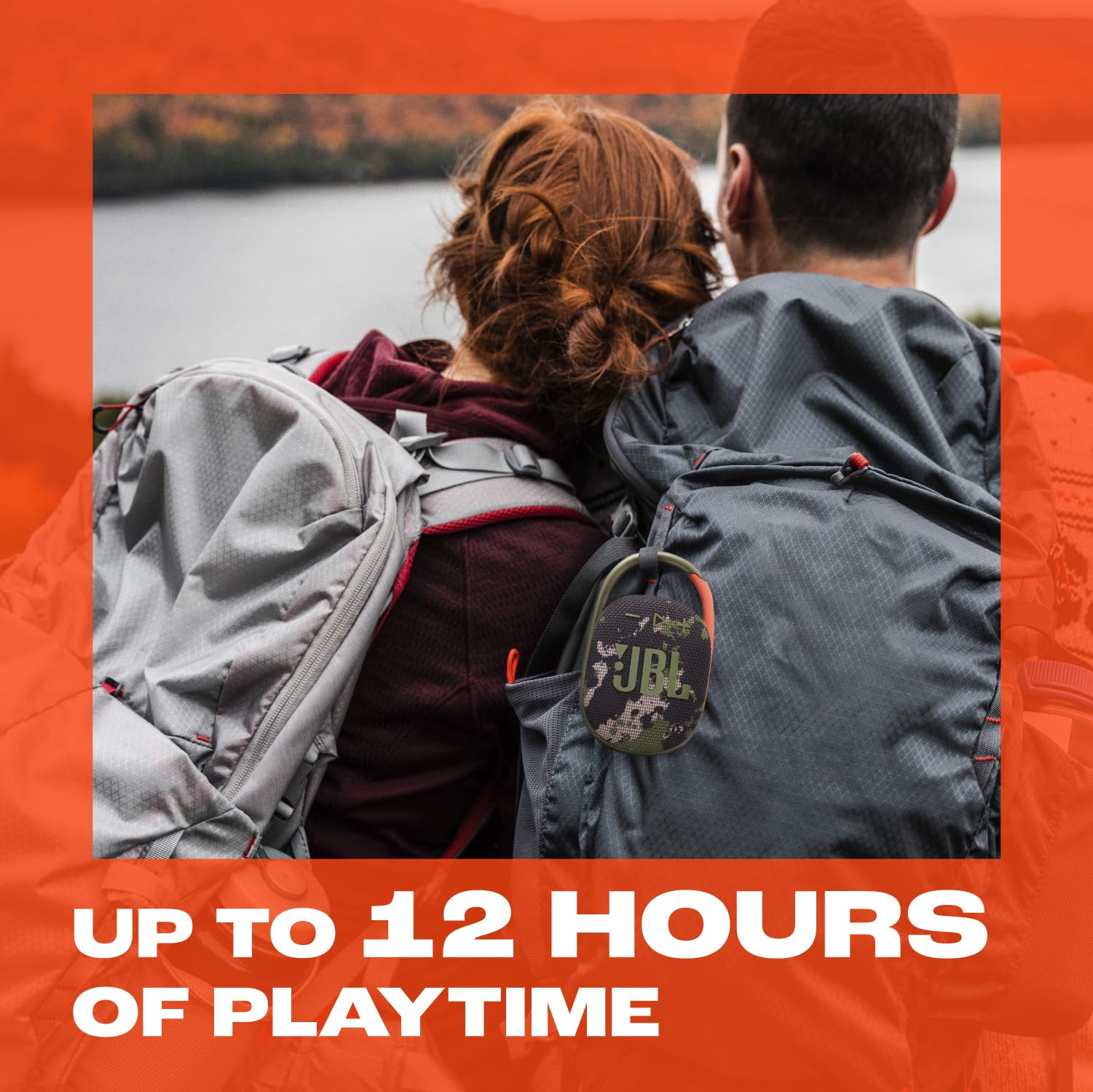 JBL Clip 5 - Ultra-Portable, Waterproof and Dustproof Bluetooth Speaker, Integrated Carabiner, Up to 12 Hours of Play, Made in Part with Recycled Materials (Black)