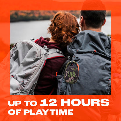 JBL Clip 5 - Ultra-Portable, Waterproof and Dustproof Bluetooth Speaker, Integrated Carabiner, Up to 12 Hours of Play, Made in Part with Recycled Materials (Red)