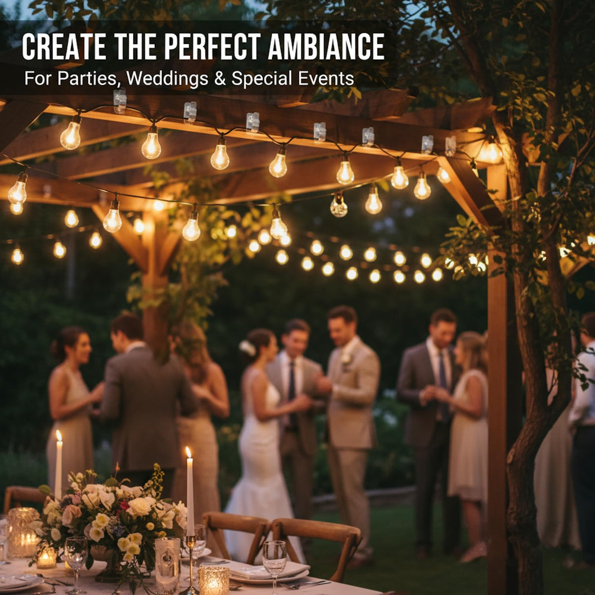 60Pack Clear Outdoor String Light Clips Screw-in Hooks,Garden Hooks,Weatherproof Cable Hangers and Clips for Hanging Fairy Lights for Christmas, Festival,Patio, and Fence Decorations 🍁 All In One Marketplace Canada