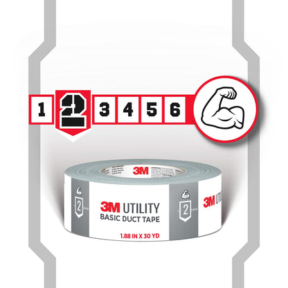 3M Duct Tape, 3 Rolls, 1.88 Inches x 55 Yards, Hand Tear, Bundle, Patch, Protect & Repair, Great Strength for Durability, Adheres to Multiple Surfaces (1055-3PK) 🍁 All In One Marketplace Canada