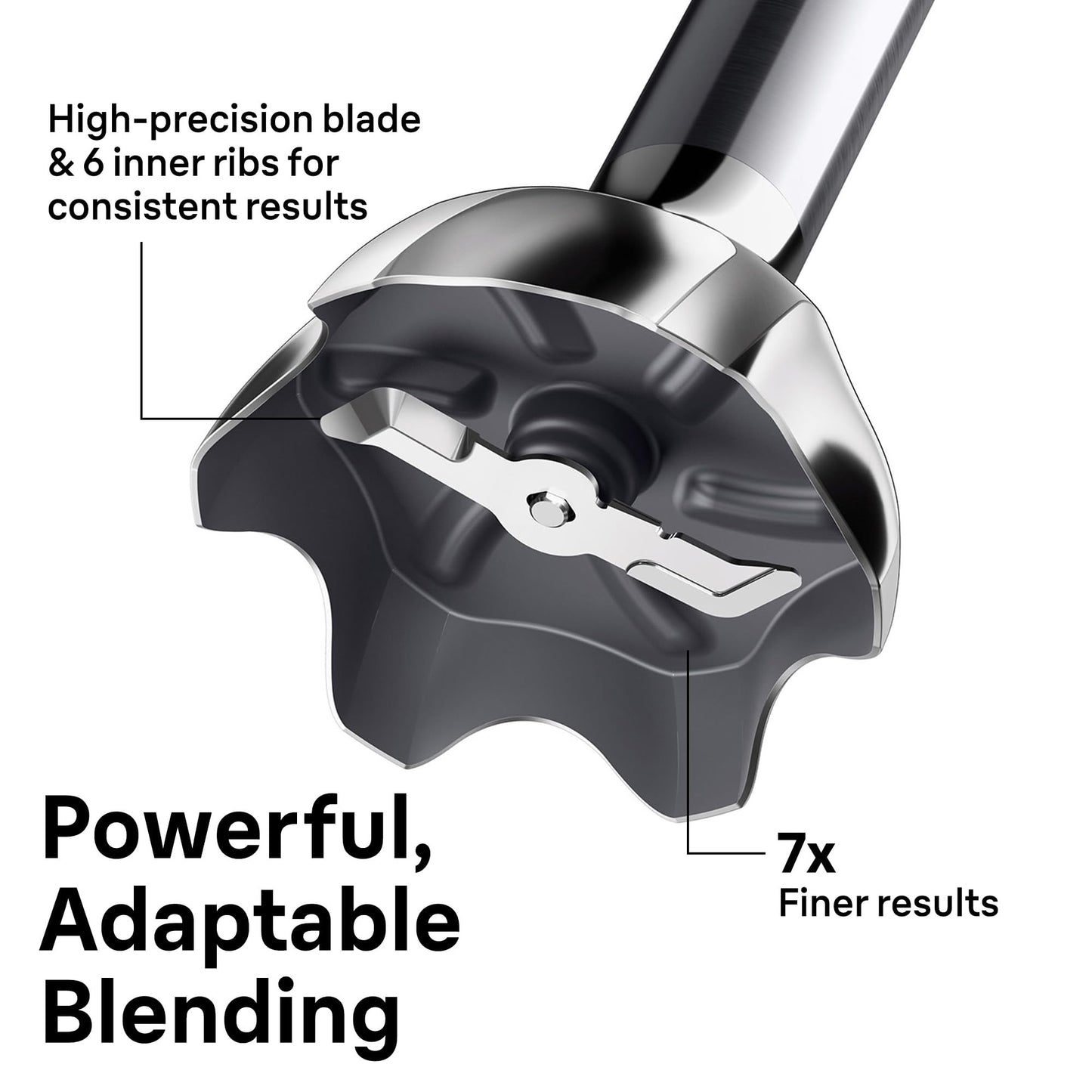 Braun MultiQuick Vario 5 Immersion Blender, 21-Speed, Turbo Boost, 500W Braun