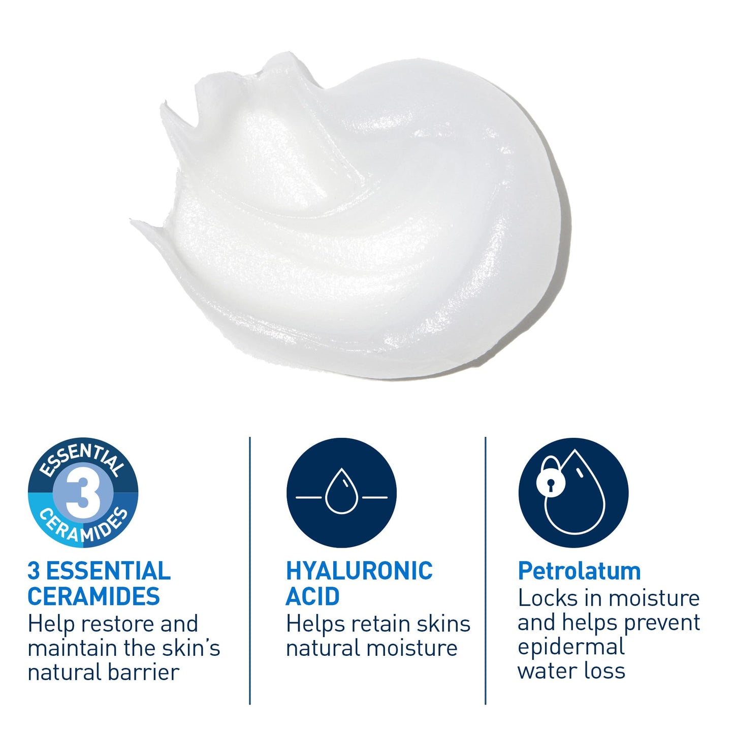 CeraVe Healing Ointment, Moisturizing Petrolatum Skin Protectant for Dry Skin with Hyaluronic Acid and Ceramides, Multi-Purpose Face, Body & Lip Balm, Lanolin-Free & Fragrance-Free, 340g - Available at All In One Marketplace Canada