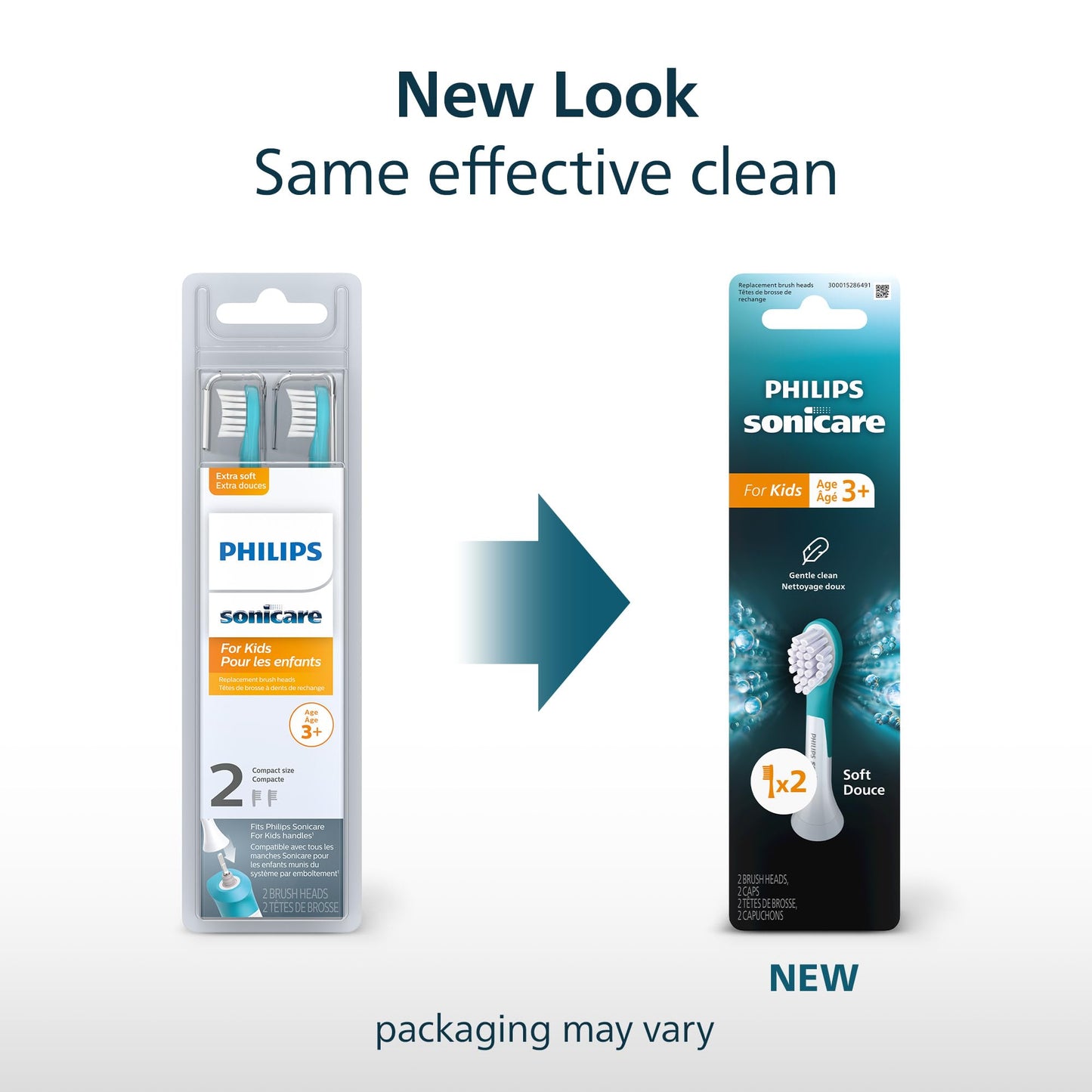 Philips Sonicare for Kids Replacement Brush Heads, 2-Pack, 6 Month Supply 🍁 All In One Marketplace Canada