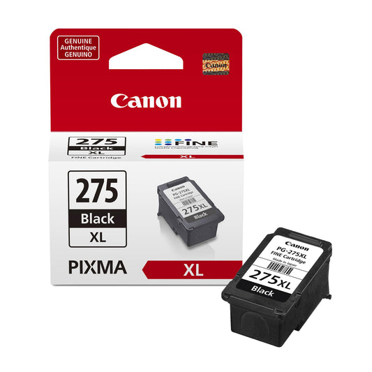 Canon Genuine Ink Cartridge PG-275XL Black, High-Yield (1 Count), Original Canon Printer Ink for PIXMA TR4720 / TS3720 / TS3520 Series Printers