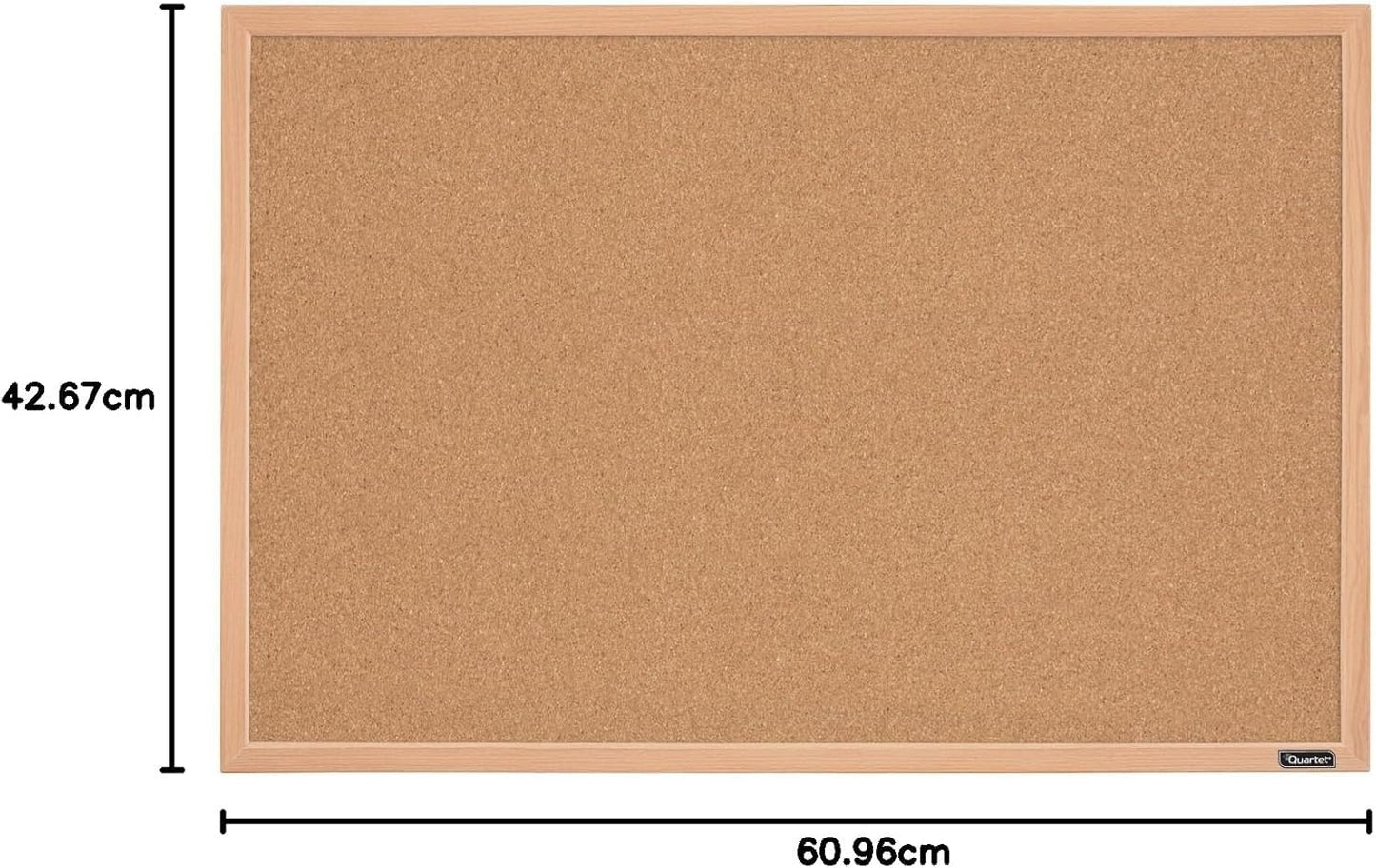 Quartet Natural Cork Bulletin Board, 23” x 17”, Wood Finish MDF Frame, Self-healing Cork (2642638034) 🍁 All In One Marketplace Canada